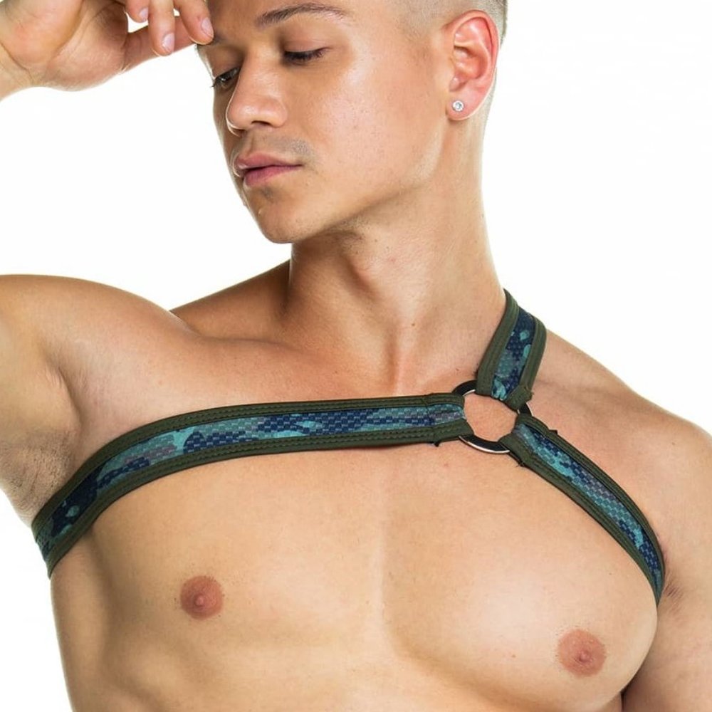 GIGO CAMO GREEN HARNESS
